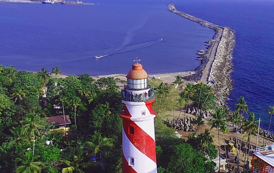 Tangasseri lighthouse in kollam kerala